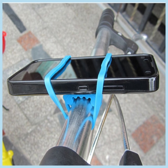 Mobilholder - Cykel - Styr - Gummibeslag 