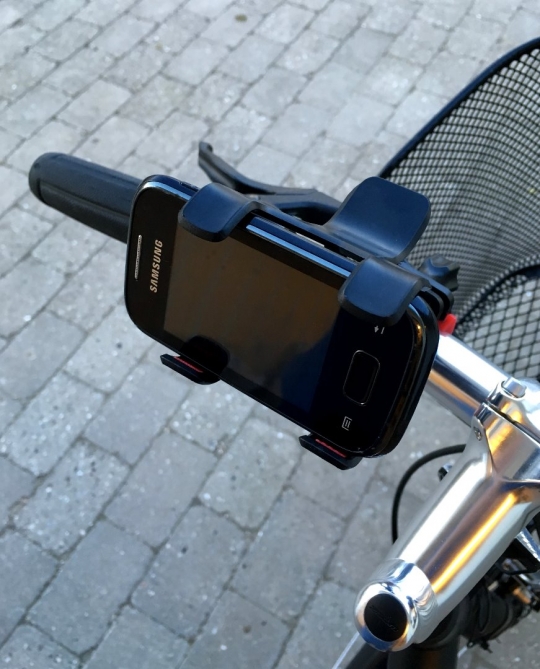 Mobilholder - Cykel - Beslag - Fjeder 