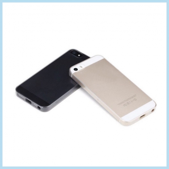 Telefoncover - Gennemsigtigt - Silikone - Iphone 5/5S/SE